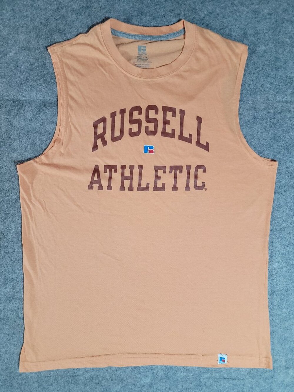 Russell Athletic Sleeveless Muscle Shirt / Graphic Tank Top Mens Large